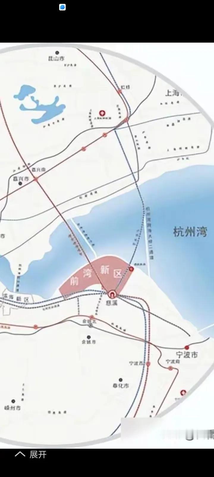 长三角城市未来三年后，通苏嘉甬通车，慈溪大发展开始了，前湾新区通用机场2024年