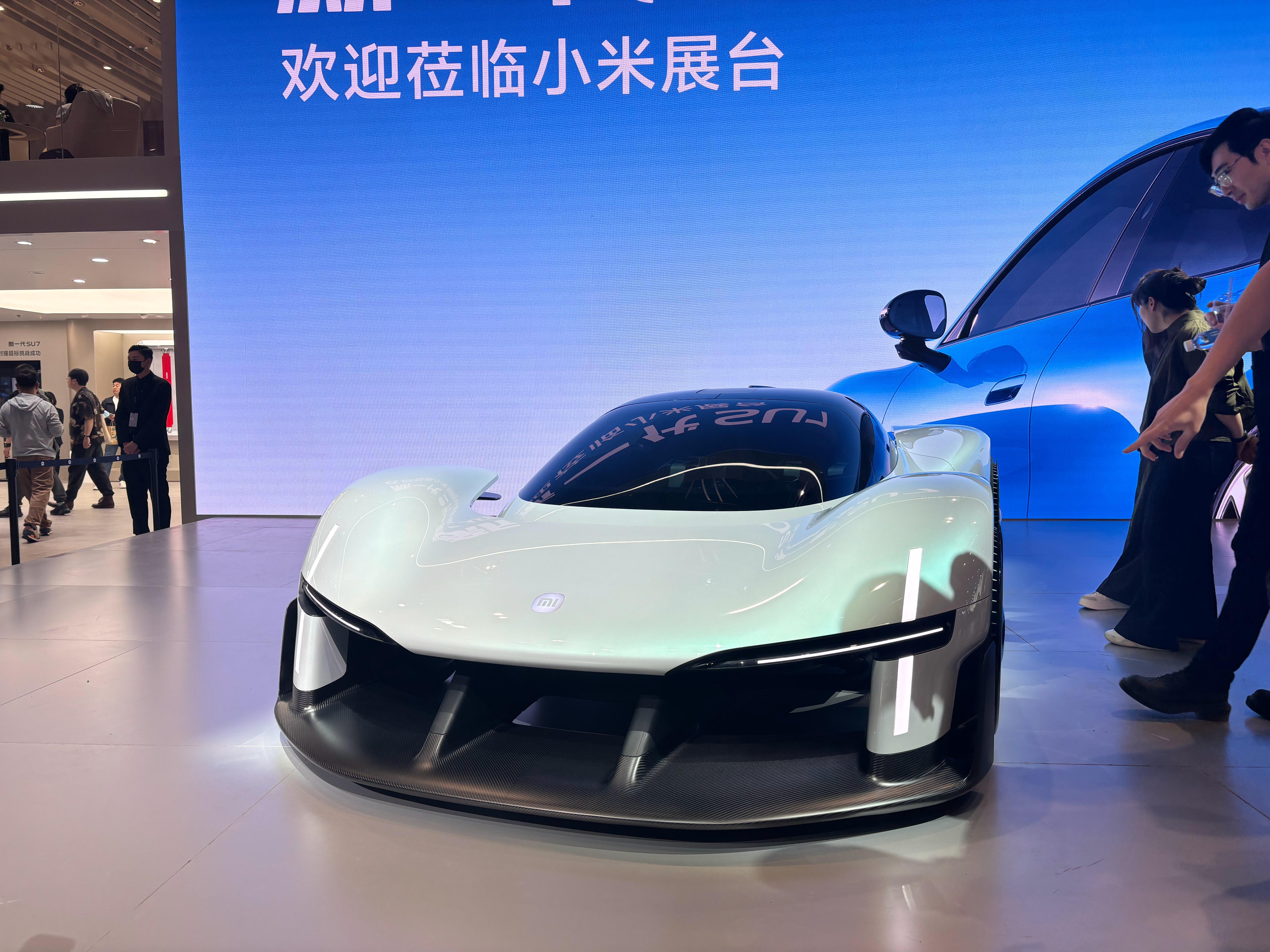 来小米展台，打卡小米Vision GT了，这么帅。刚看到小米Vision GT合