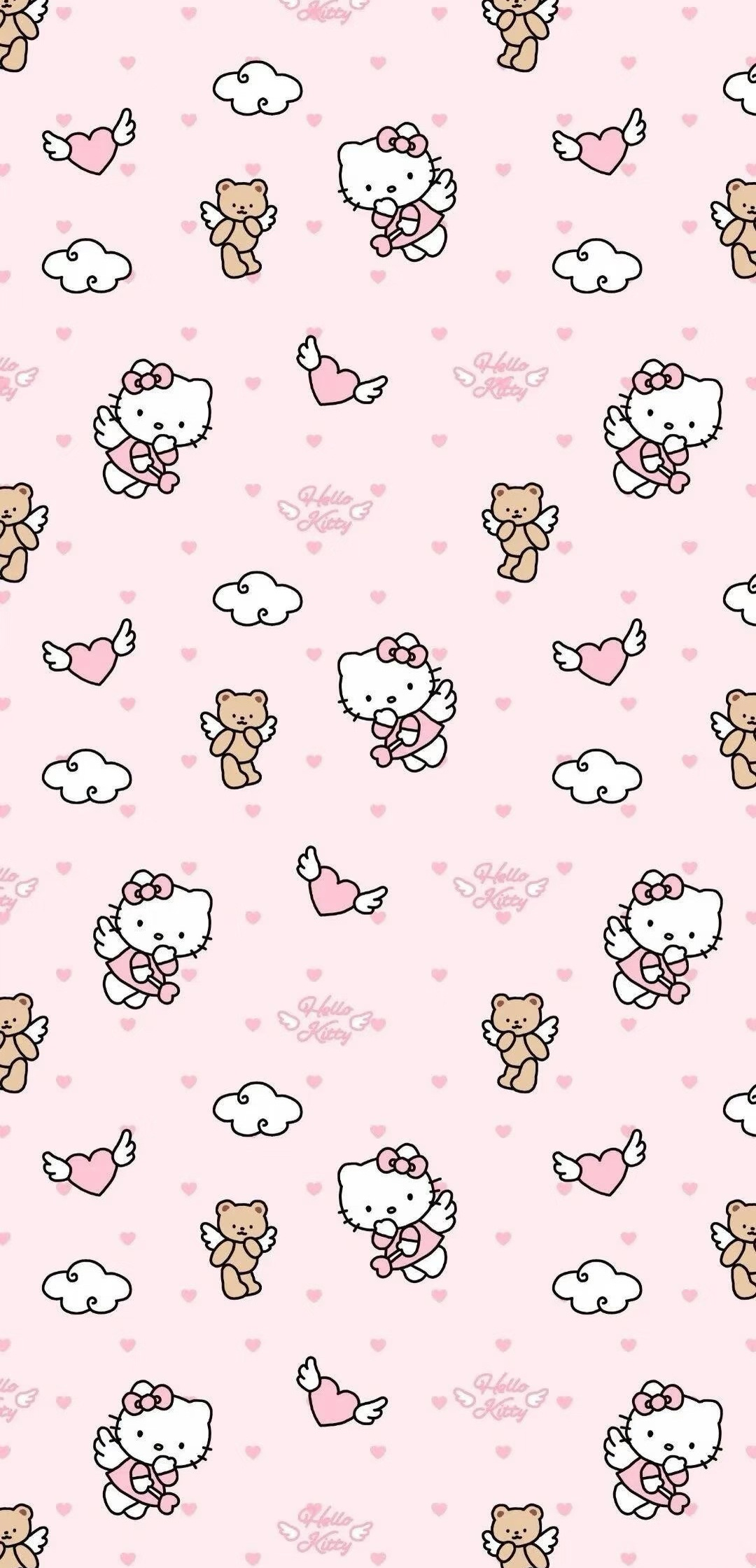 Hello Kitty壁纸分享三丽鸥｜粉色壁纸｜可爱壁纸｜少女心壁纸｜卡通壁纸｜