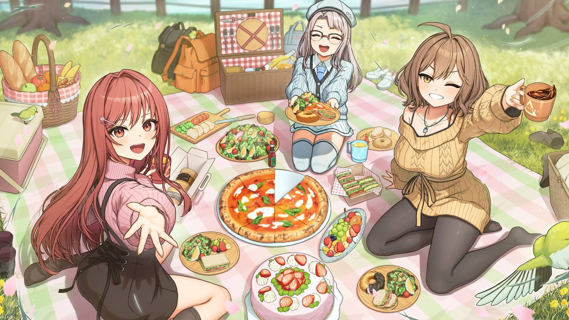 拉毗、尼恩、阿妮斯——胜利女神：妮姬——画师: ぼうさん，网页链接