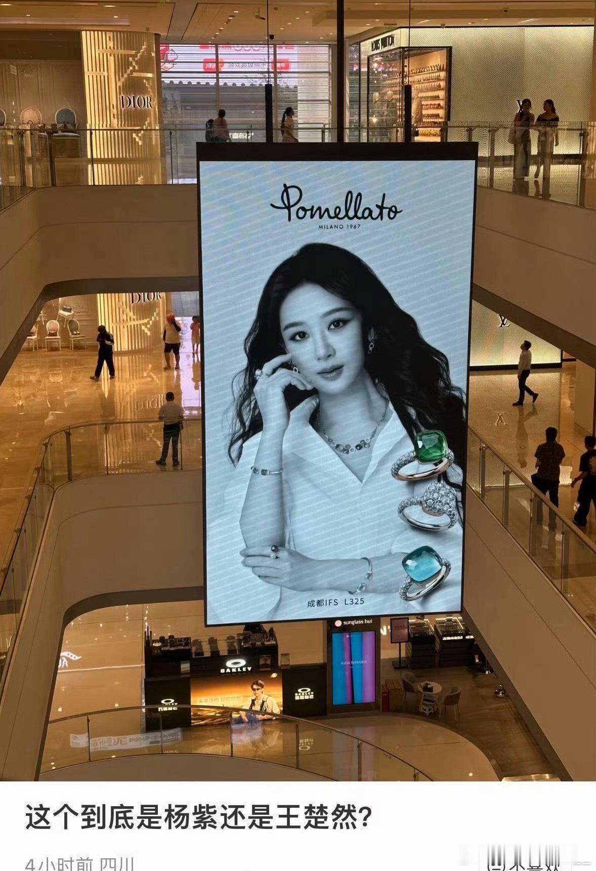 这不是一眼杨紫吗？为什么会有人认成王楚然 
