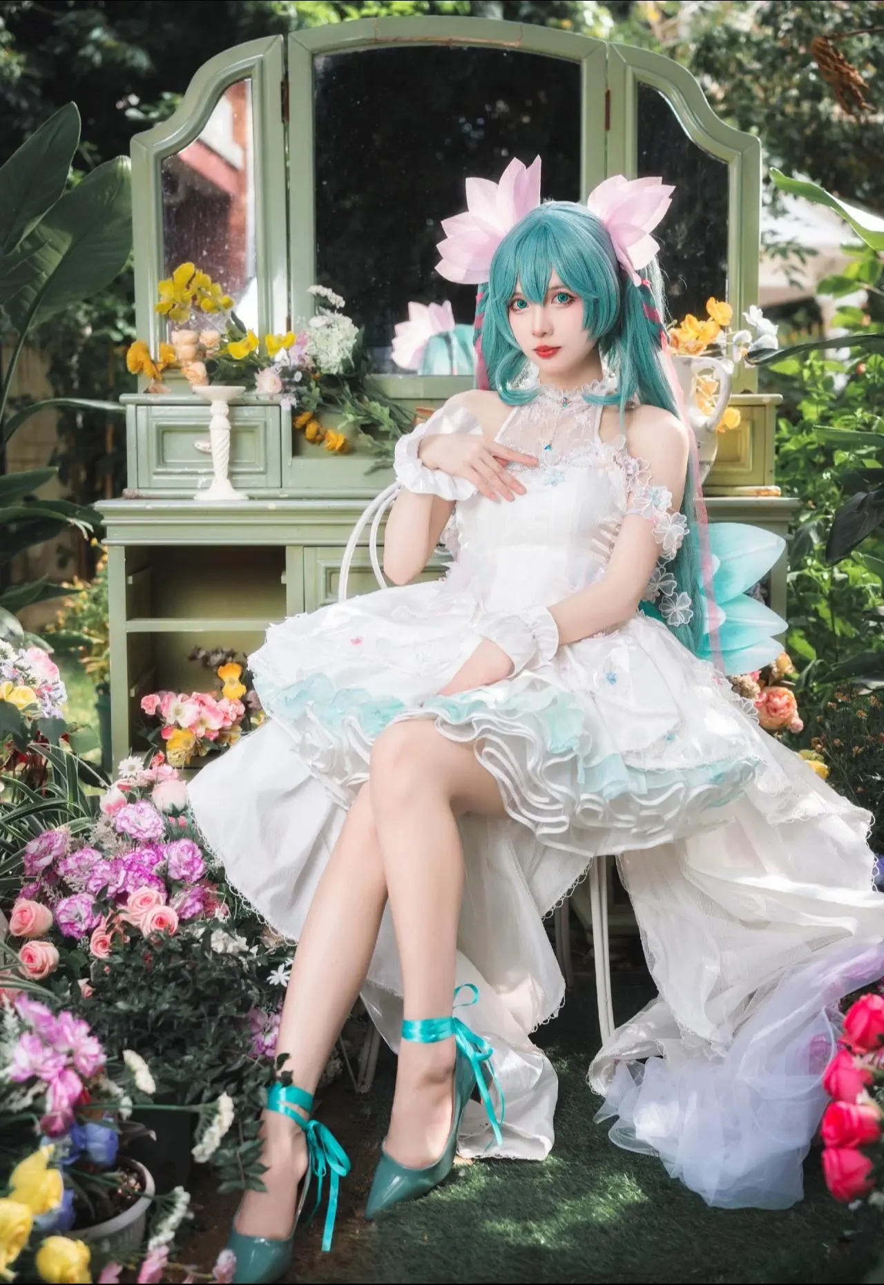 二次元少女 cos 初音未来 cosplay 考斯普雷