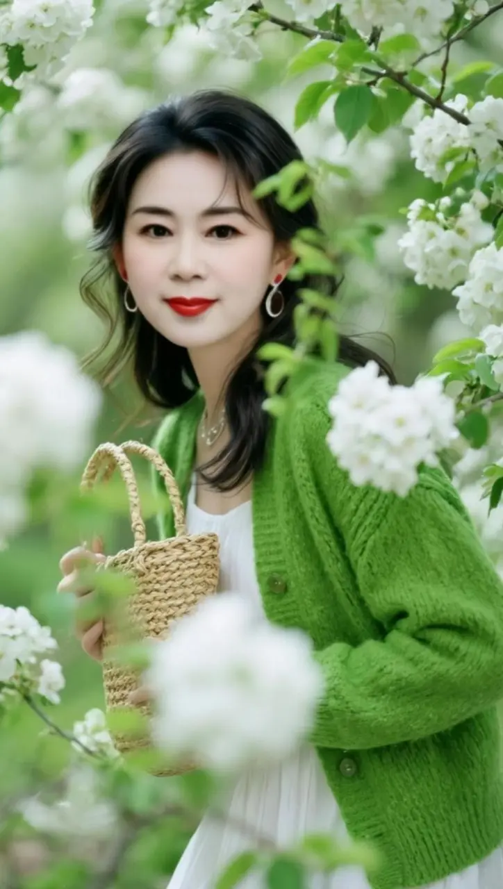 AI清新花丛照 随变ai随便玩