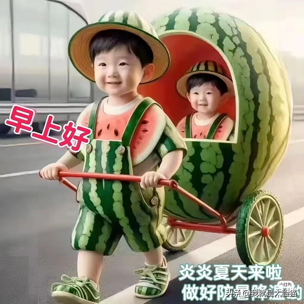 烈日炎炎又一天
高温热浪地冒烟
千言万语一句话
防暑降温祝平安
早安🌿🍎快乐