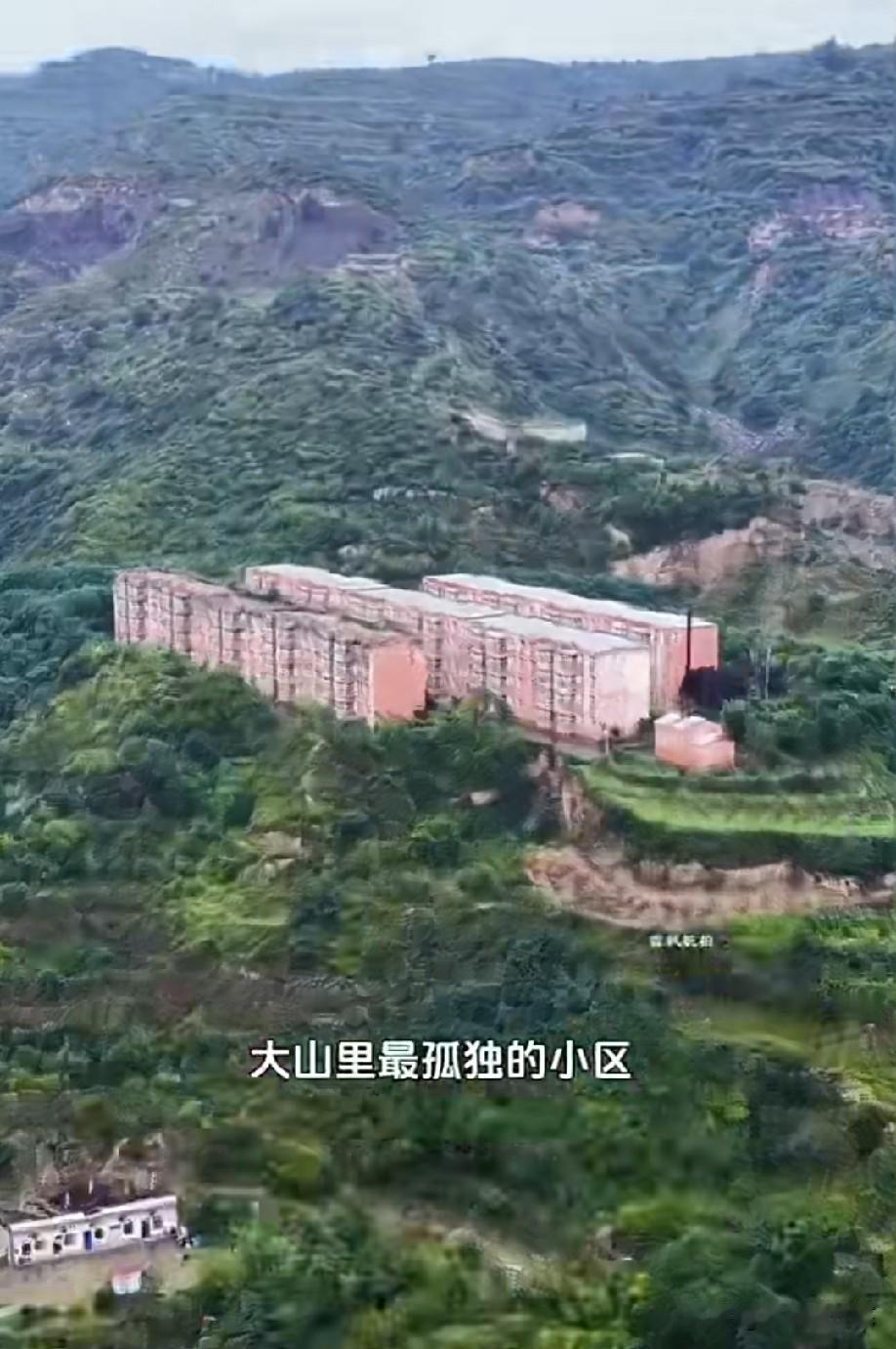 荒山里的小区！