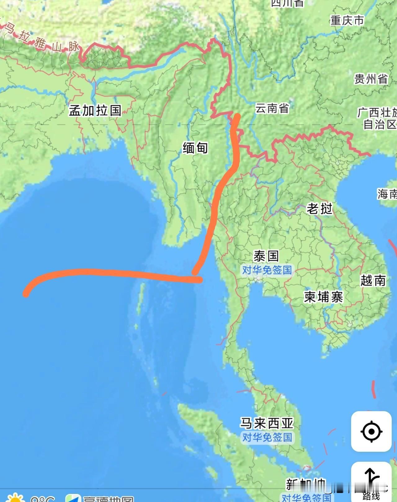 我有一个想法，不知道成熟不成熟，从云南挖一条运河穿过缅甸，直通印度洋，相当于给中