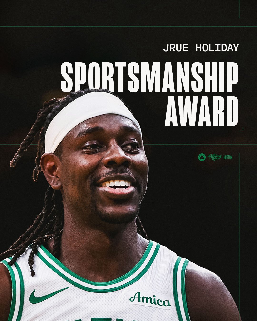 凯尔特人国度 The NBA Sportsmanship Award — — J