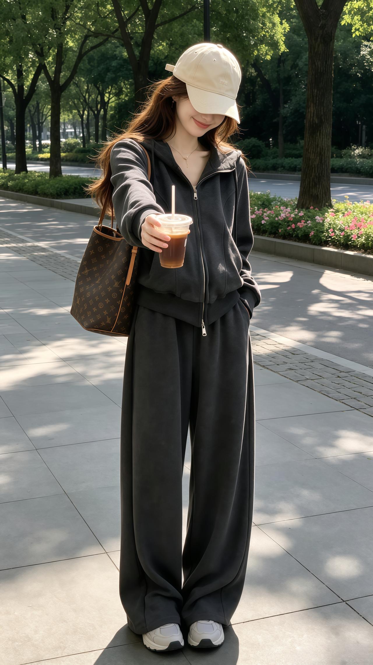 韩系慵懒休闲套装 每周穿搭不重复 日常穿搭自由 休闲慵懒运动套装 休闲穿搭