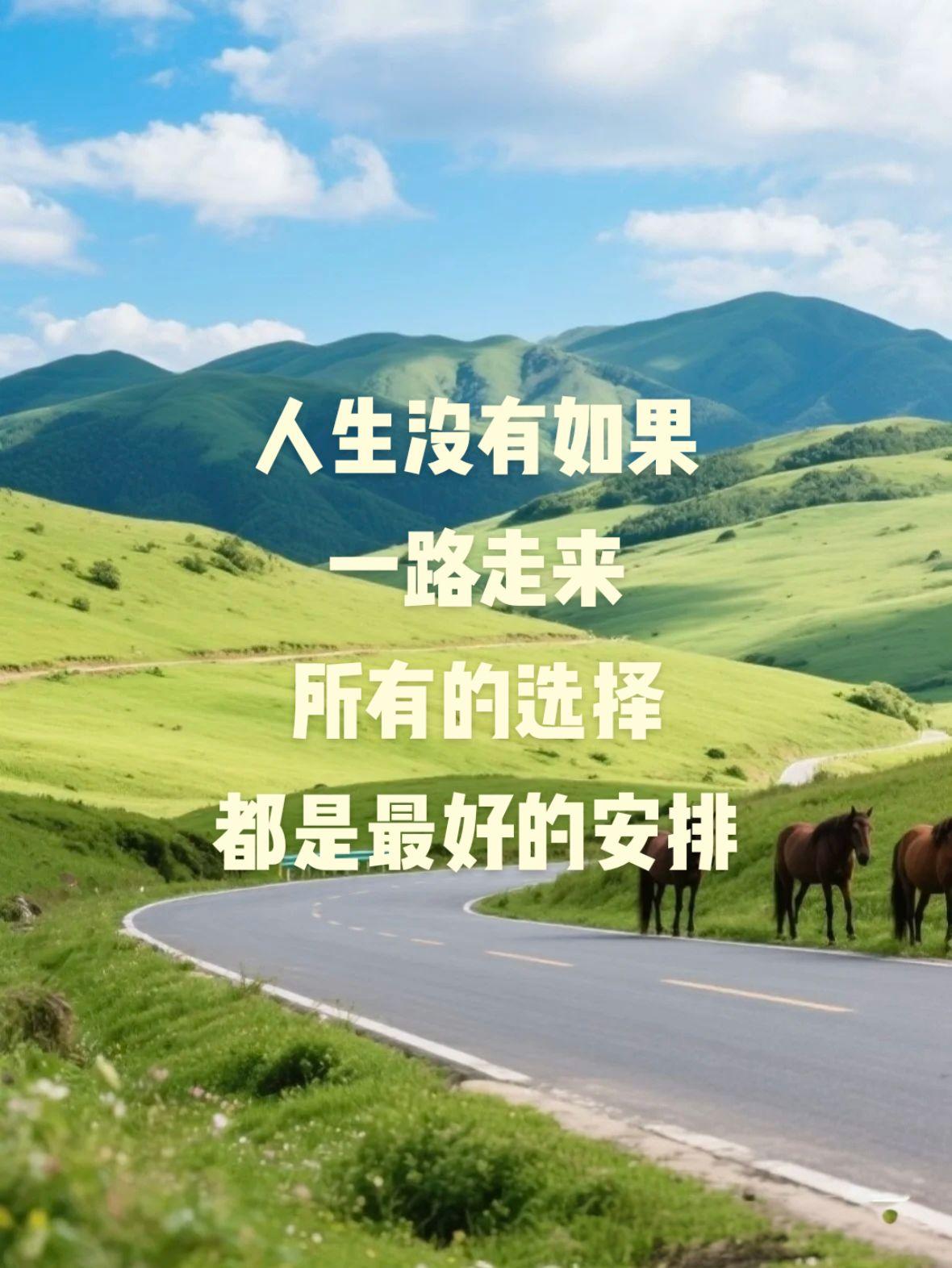 人生没有如果
一路走来
所有的选择
都是最好的安排
