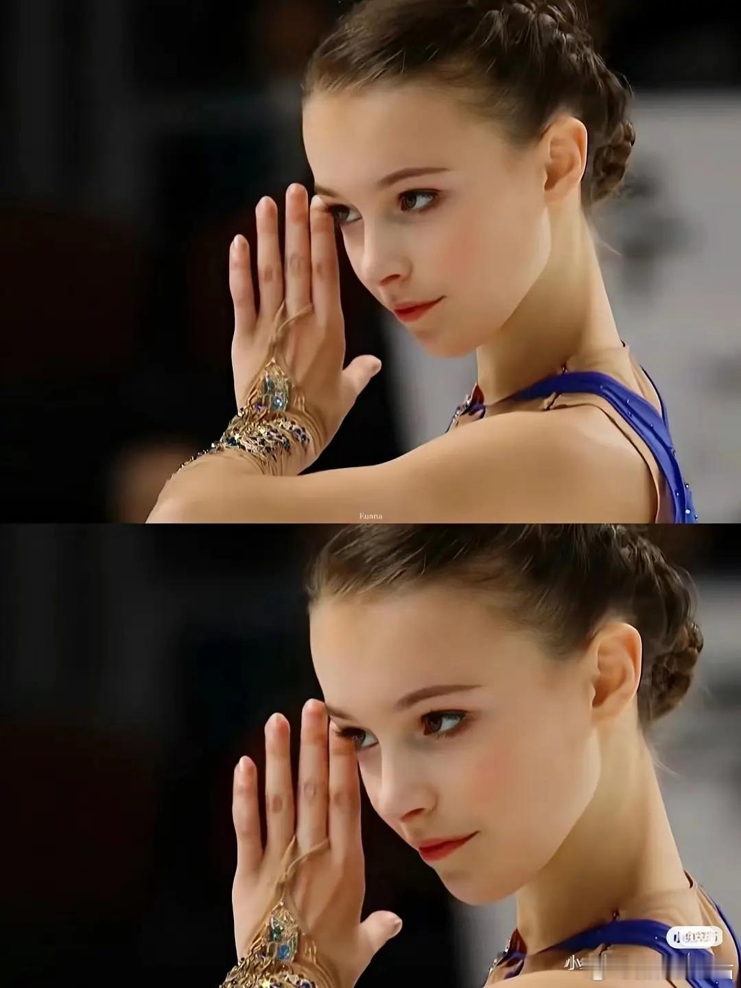 花滑的千金，北京冬奥女单冠军谢尔巴科娃，只有四年变化好大啊 ​​​