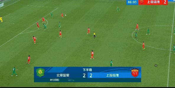 张玉宁这个进球又被吹无效，今晚国安上下都要疯了，已经被吹了三个球了，好在双方暂时
