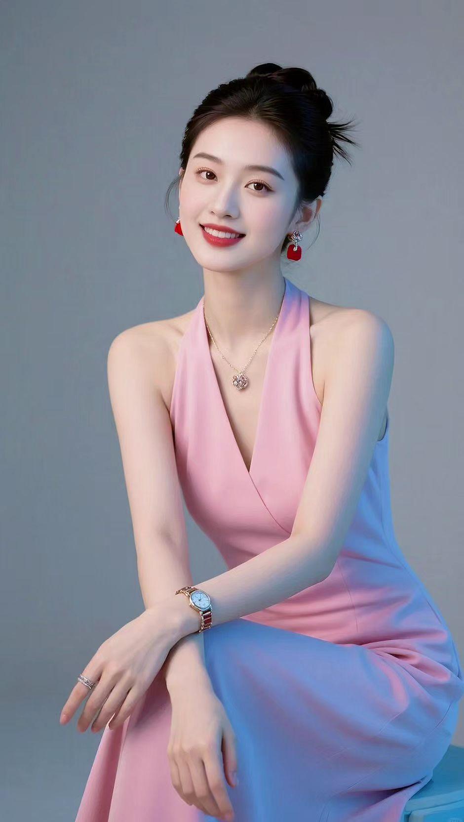 AI粉裙肖像照抖音ai创作