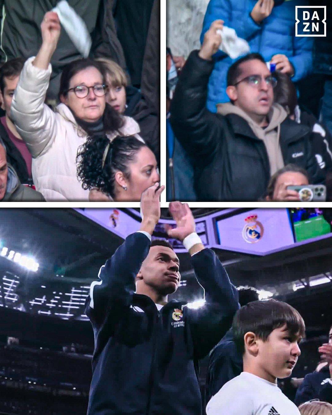 皇马主场球迷爆发了，他们对看到的一切非常愤怒，并正在用最具传统的方式发出怒吼。 