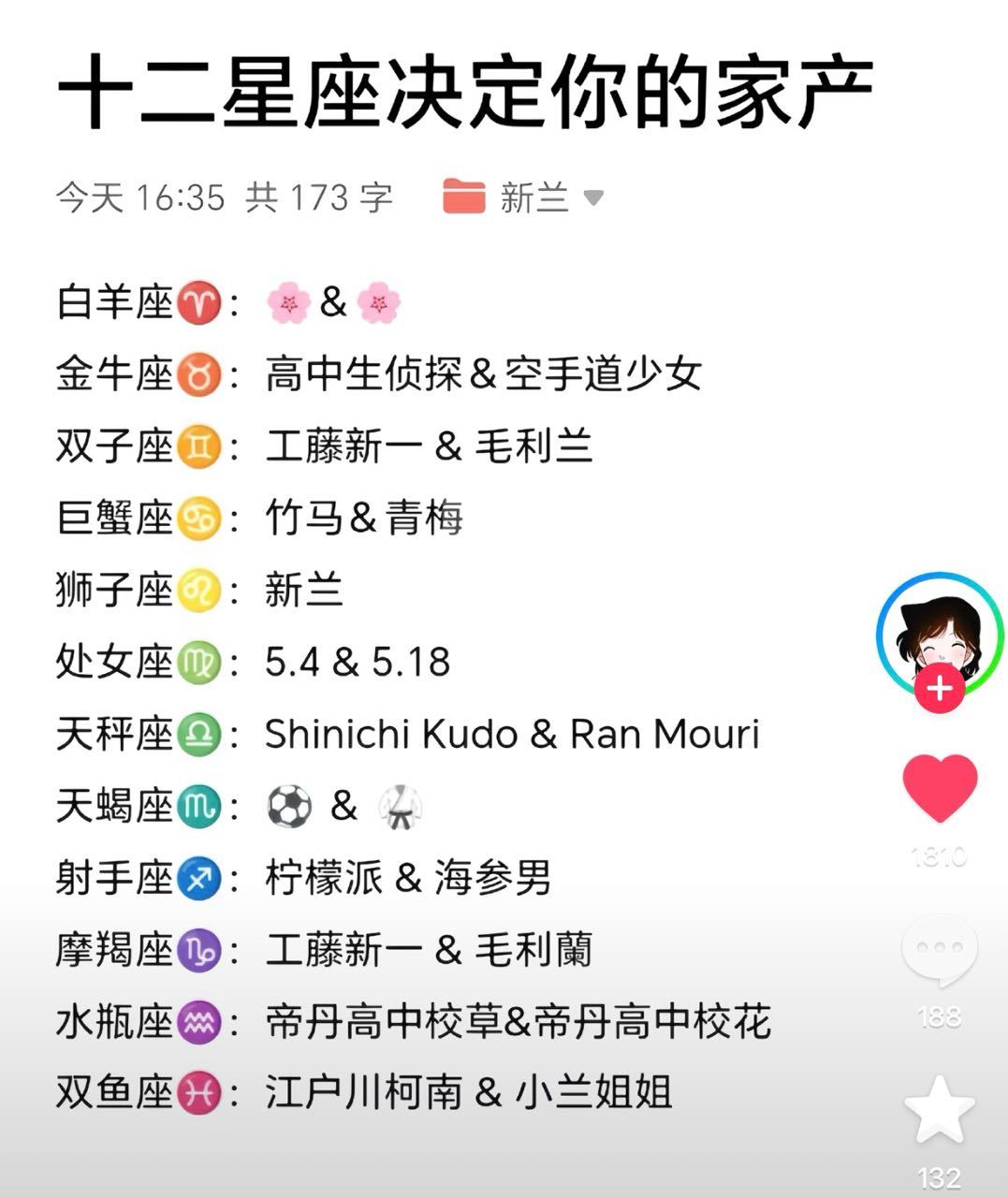 9495十二星座决定你的家产 