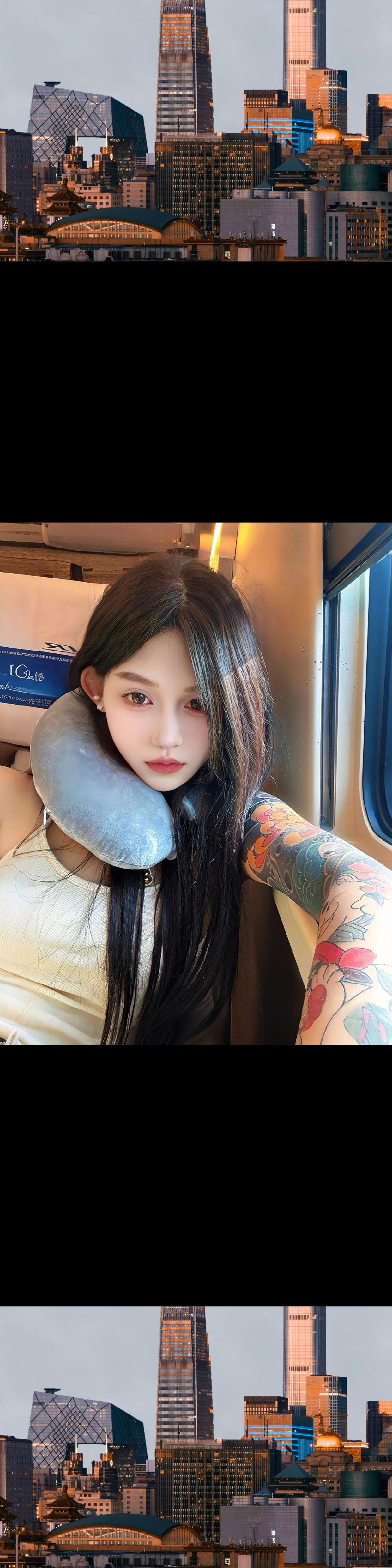 我也有个花臂梦 奈何家父略懂拳脚.