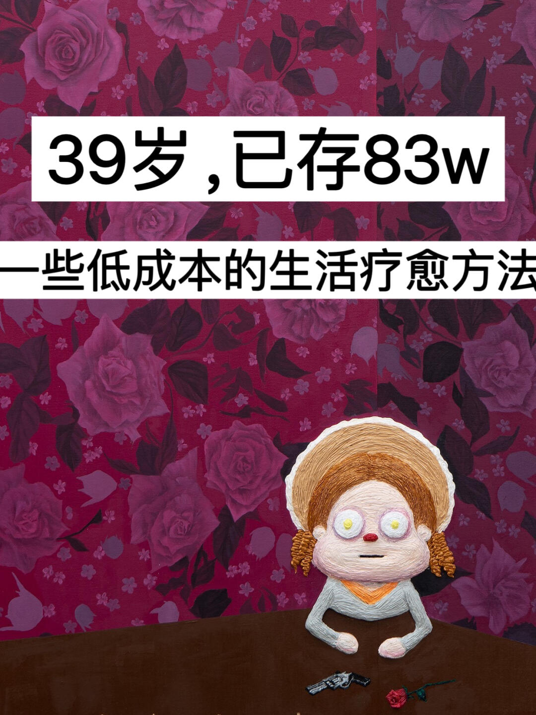 39岁，已存83w，一些低成本的生活疗愈方法！