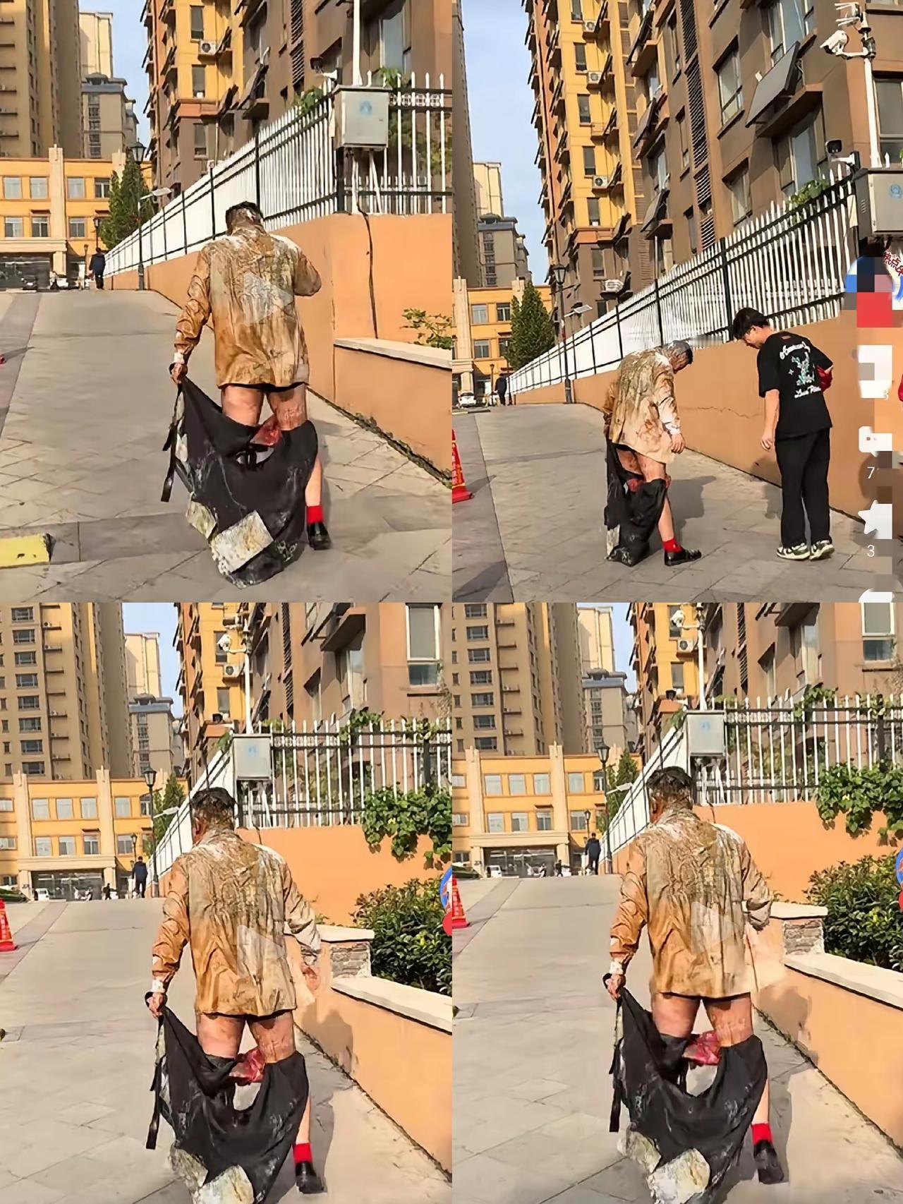 难道裤裆里倒了辣椒油，

或是裤子里被放了鞭炮？

红压压一片看着揪心，这哪是办