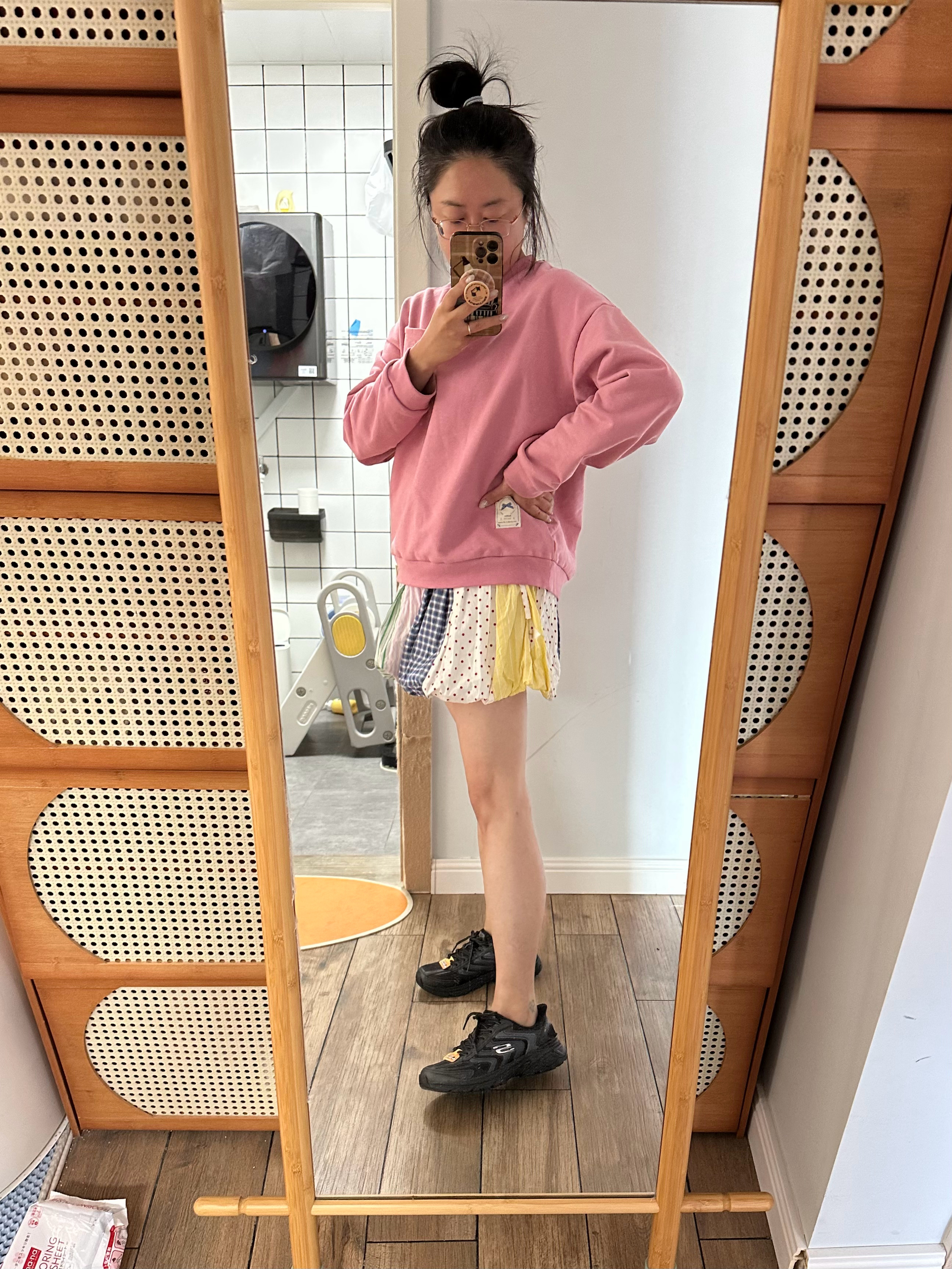 我的斯凯奇银翼也到了，配上我今天的发型，很适合发文案：✧涐们媞糖，憇菿哀伤✧⋆丟