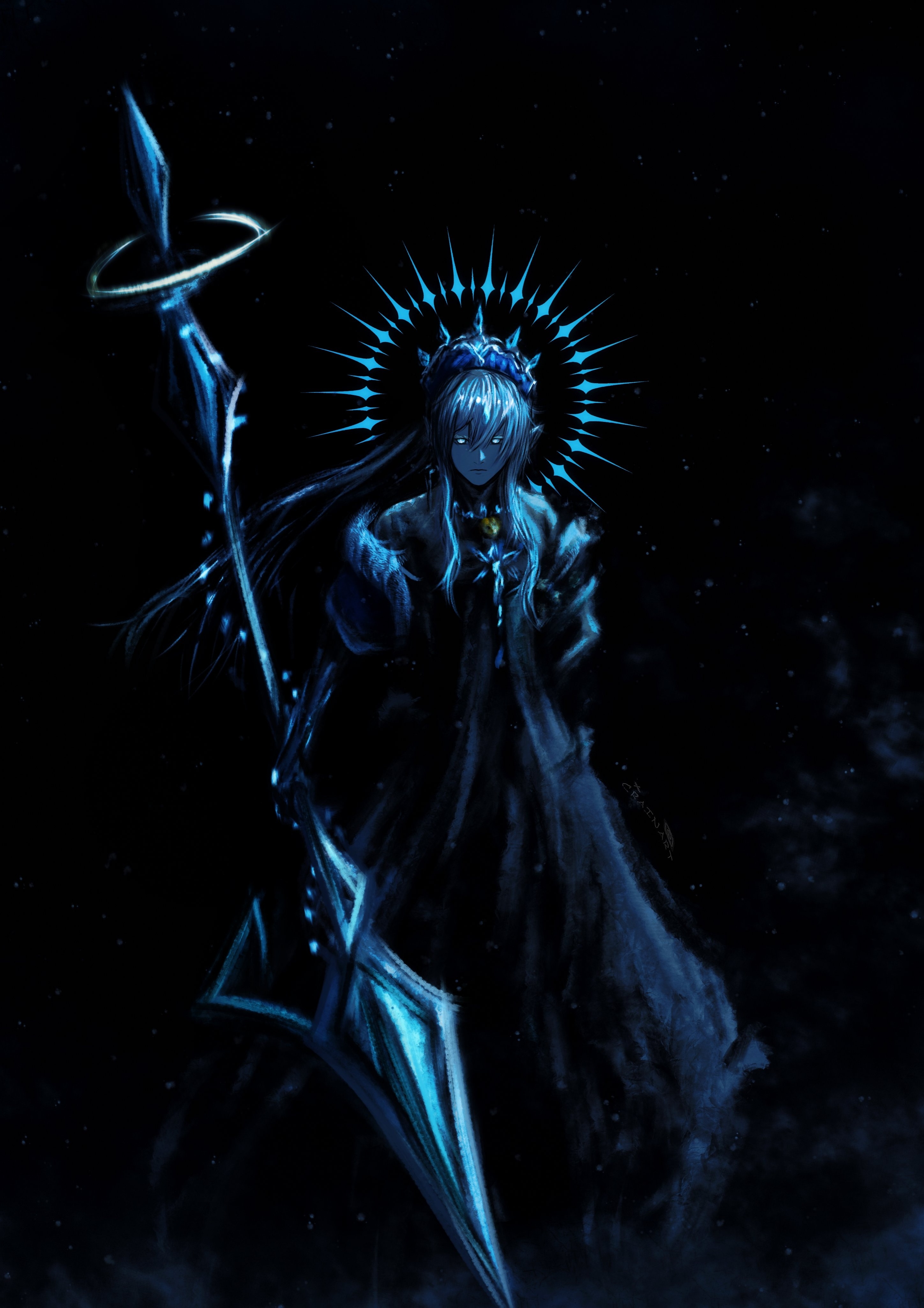 动漫“那么，替我燃烧旧世界吧。”画师：Crain Art 