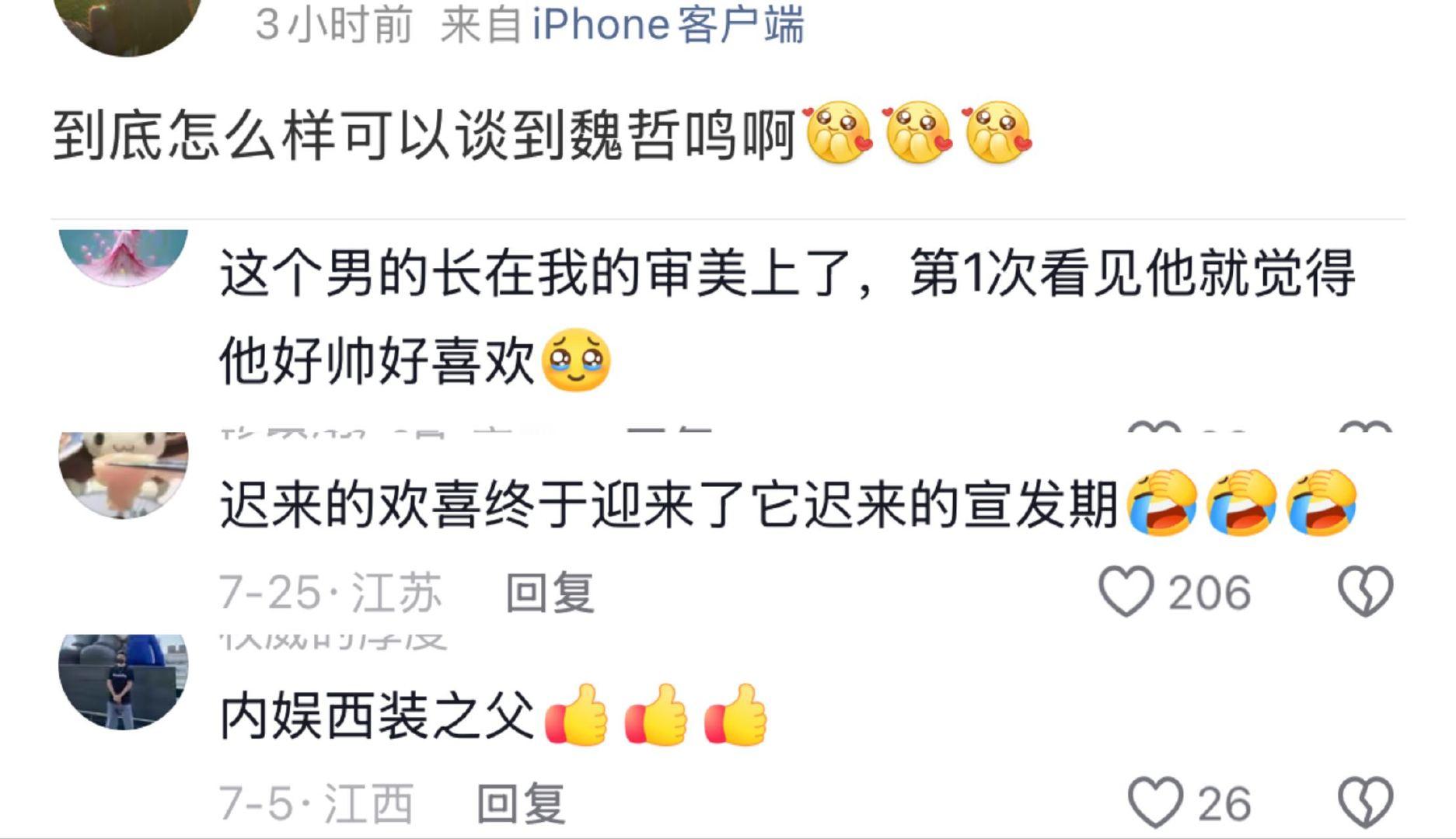 魏哲鸣下沉市场口碑 魏哲鸣飞到我心上口碑 魏哲鸣真正的连锁式出圈！新剧收视强势逆