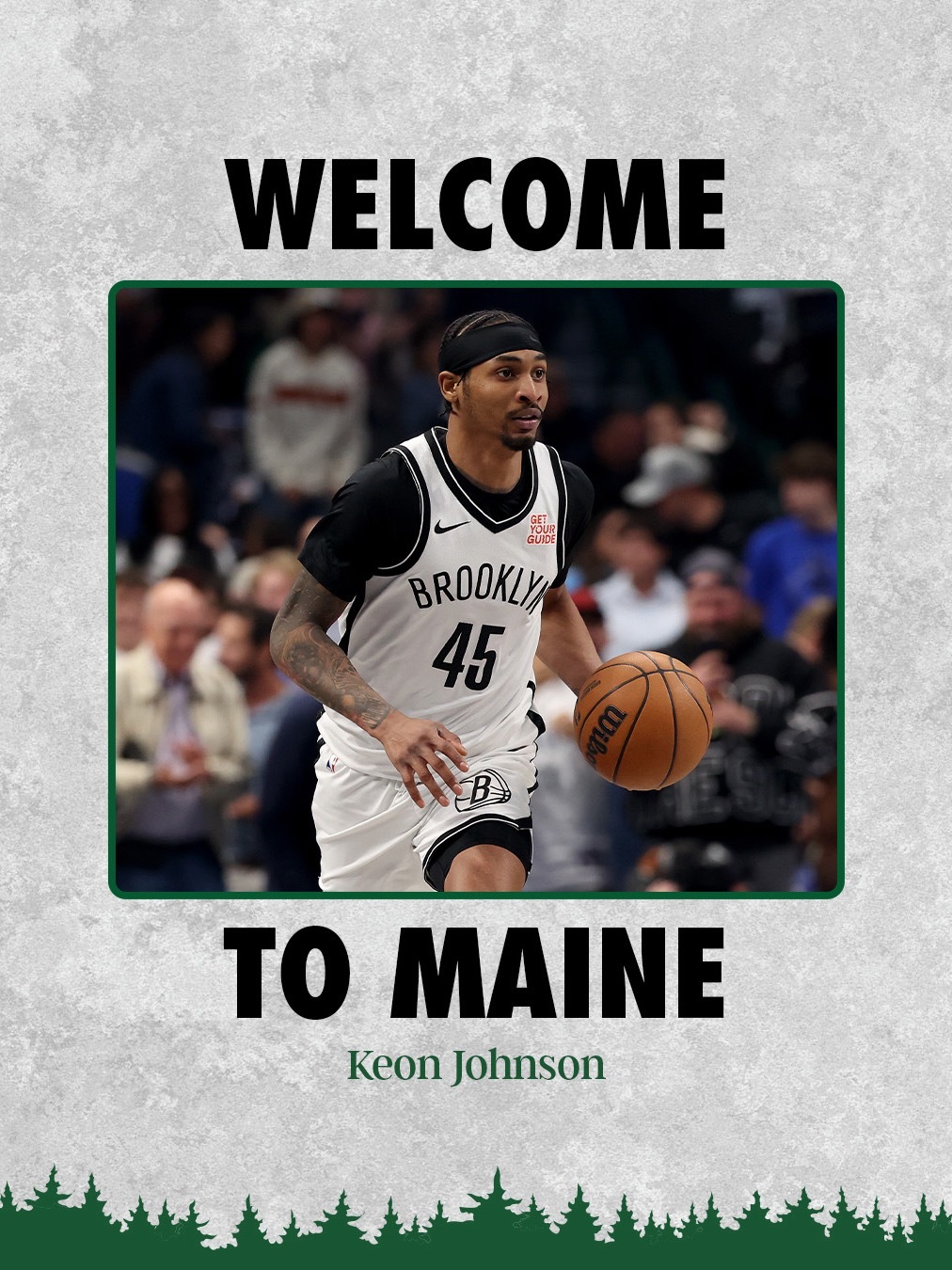 缅因州凯尔特人 官方宣布 : 缅因州尔特人队正式签约后卫球员Keon Johns
