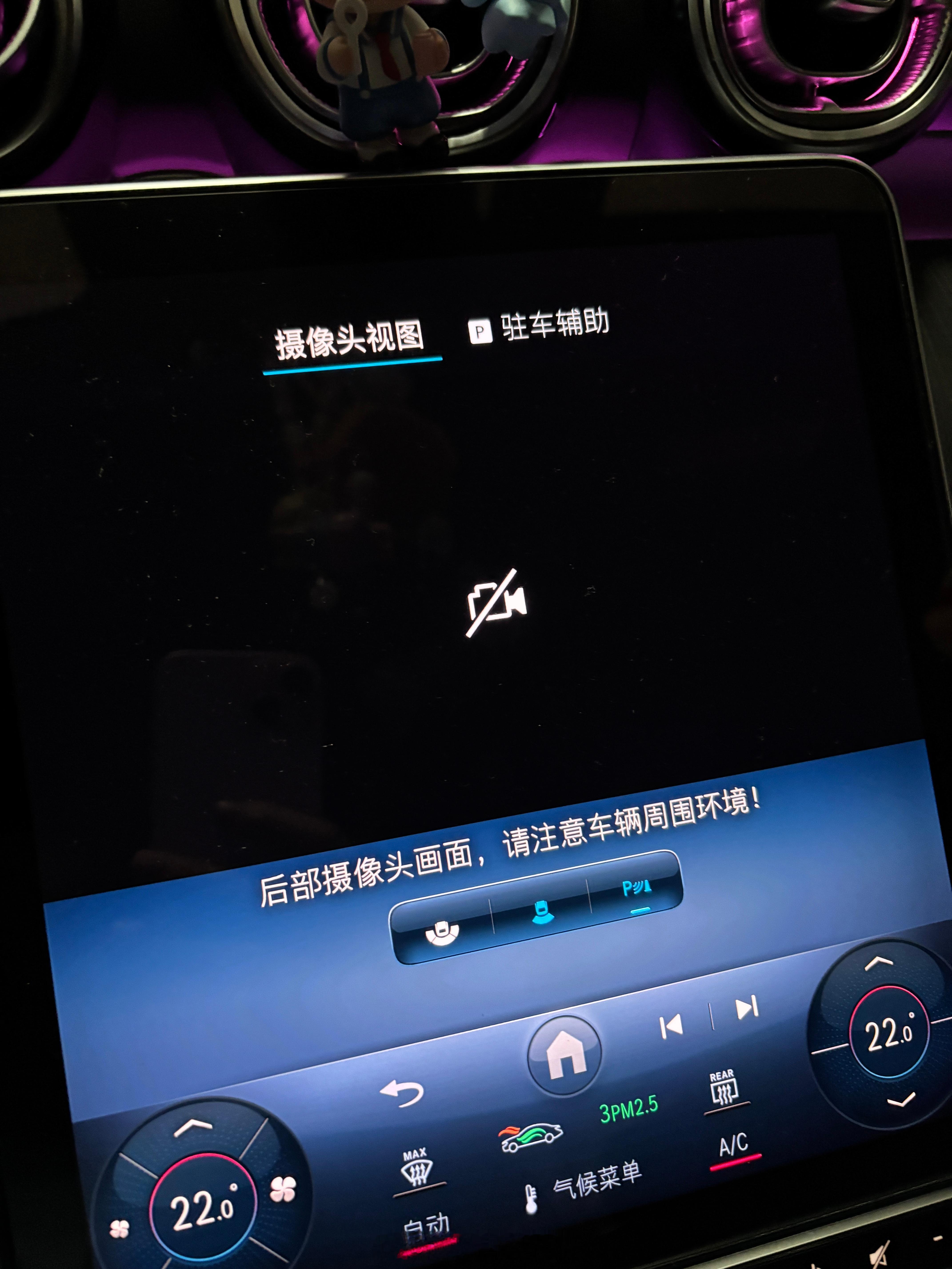？？？这奔奔倒车倒着摄像头倒没了？？？ ​​​