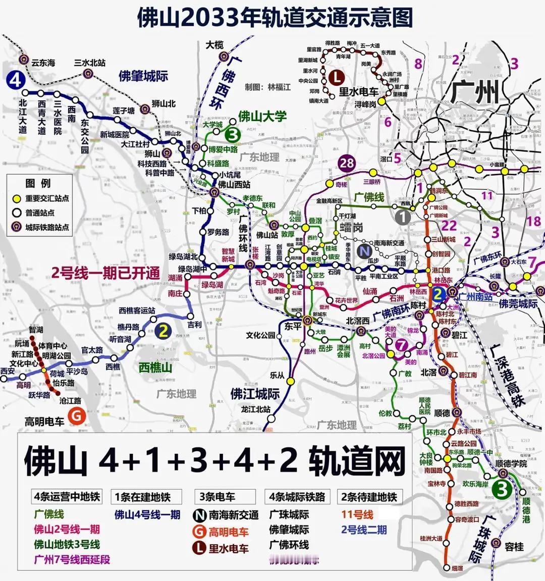 同样是佛山地铁，为何广佛线爆满，佛山3号线北段却如此冷清呢？

主要是因为广佛线