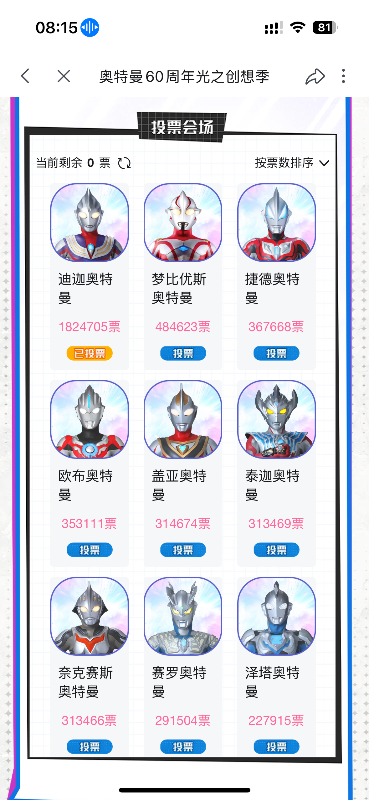 必须支持俺们迪迦 