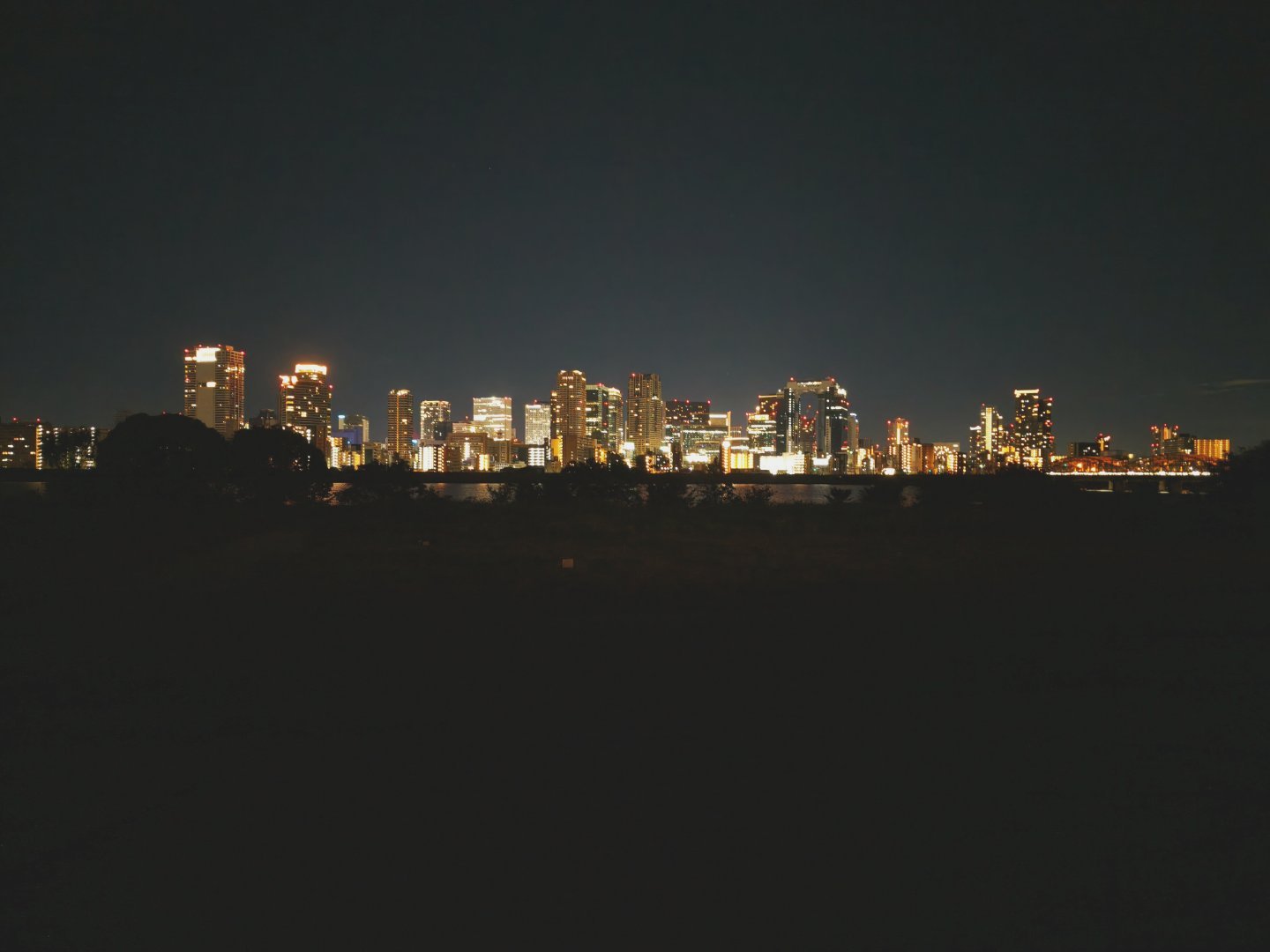 半夜河边吹风 日本·大阪-淀川区-十三