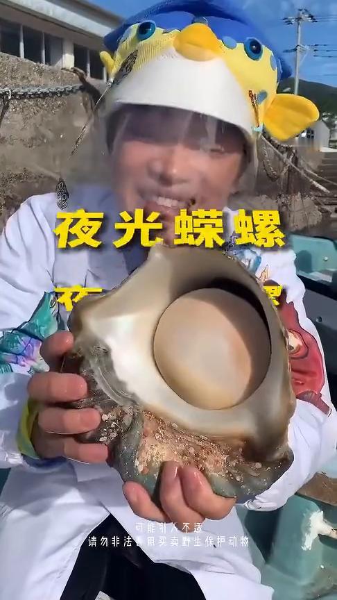 这位大兄弟眼疾手快，为什么下刀要快？
这位大兄弟眼疾手快，一刀插进海螺的盖子，一
