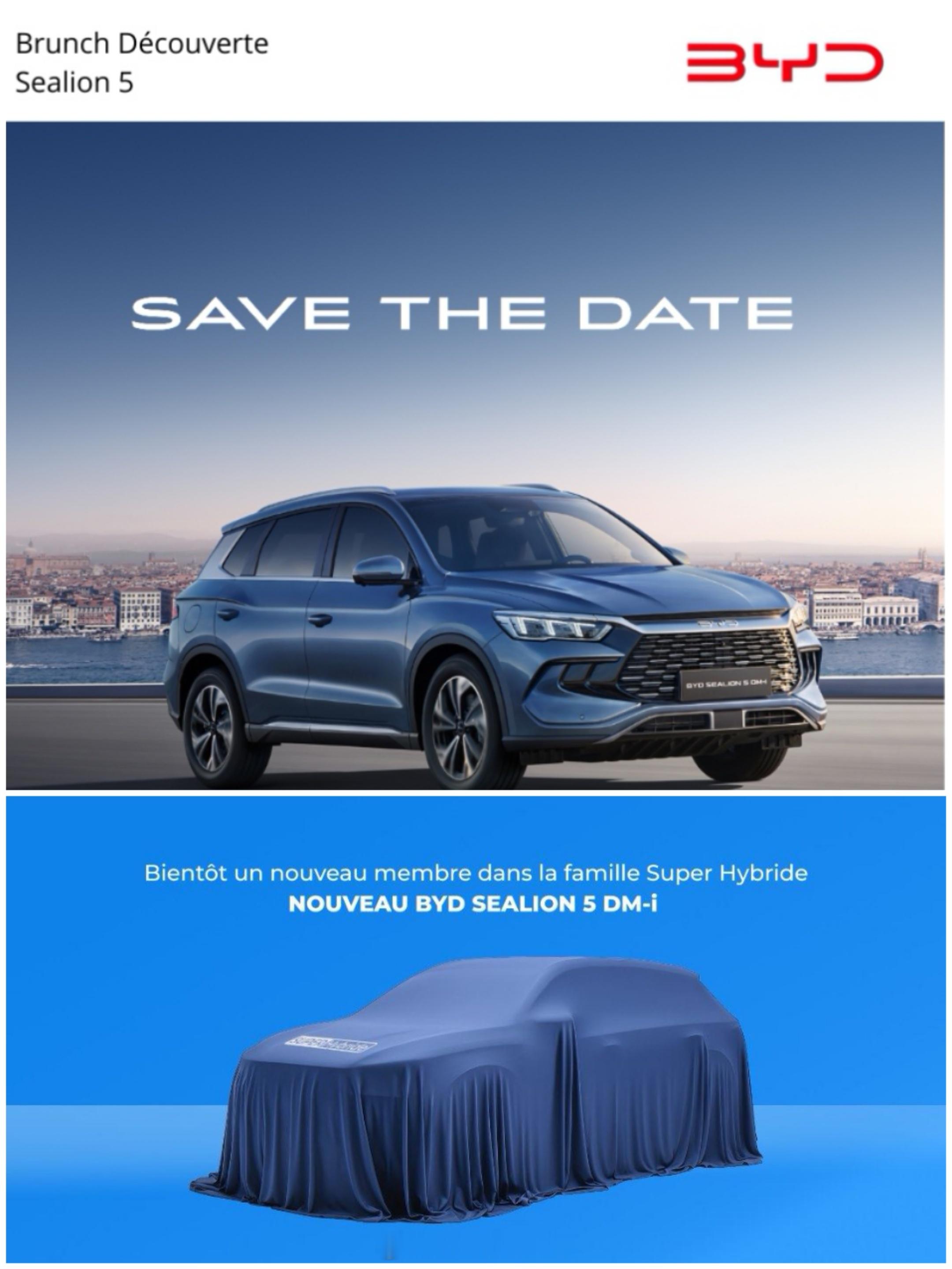 27日上市欧洲新增宋Pro DM-i（Sealion 5 DM-i）插混车一周内