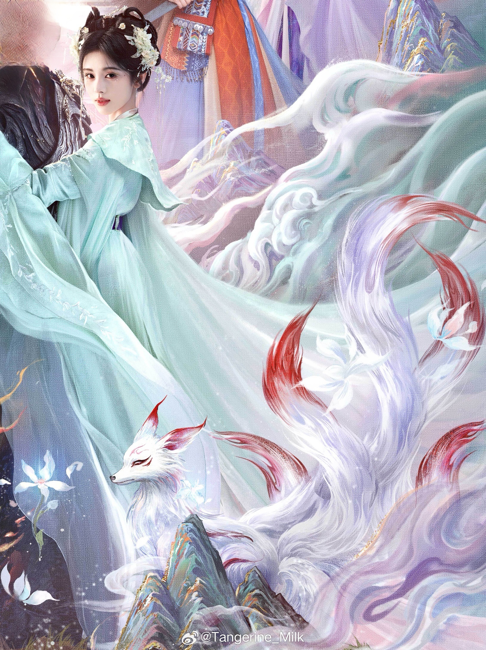 姜黎非×露芜衣🧚♂️🦊我的cp同框了鞠婧祎姜黎非