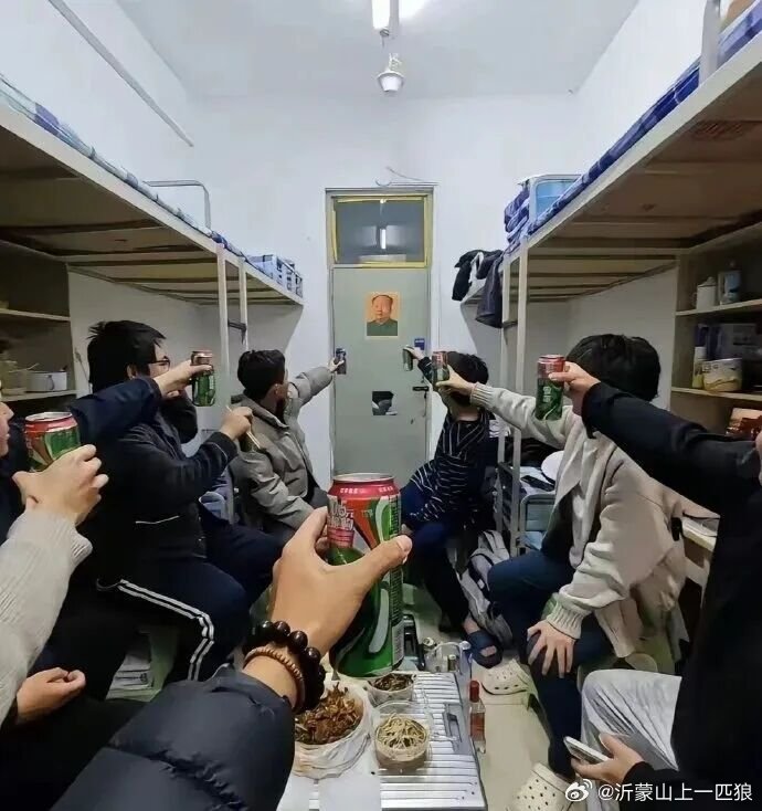 【当代大学生加速向毛主席靠拢，直戳公知肺管子！】        当代大学生成长于