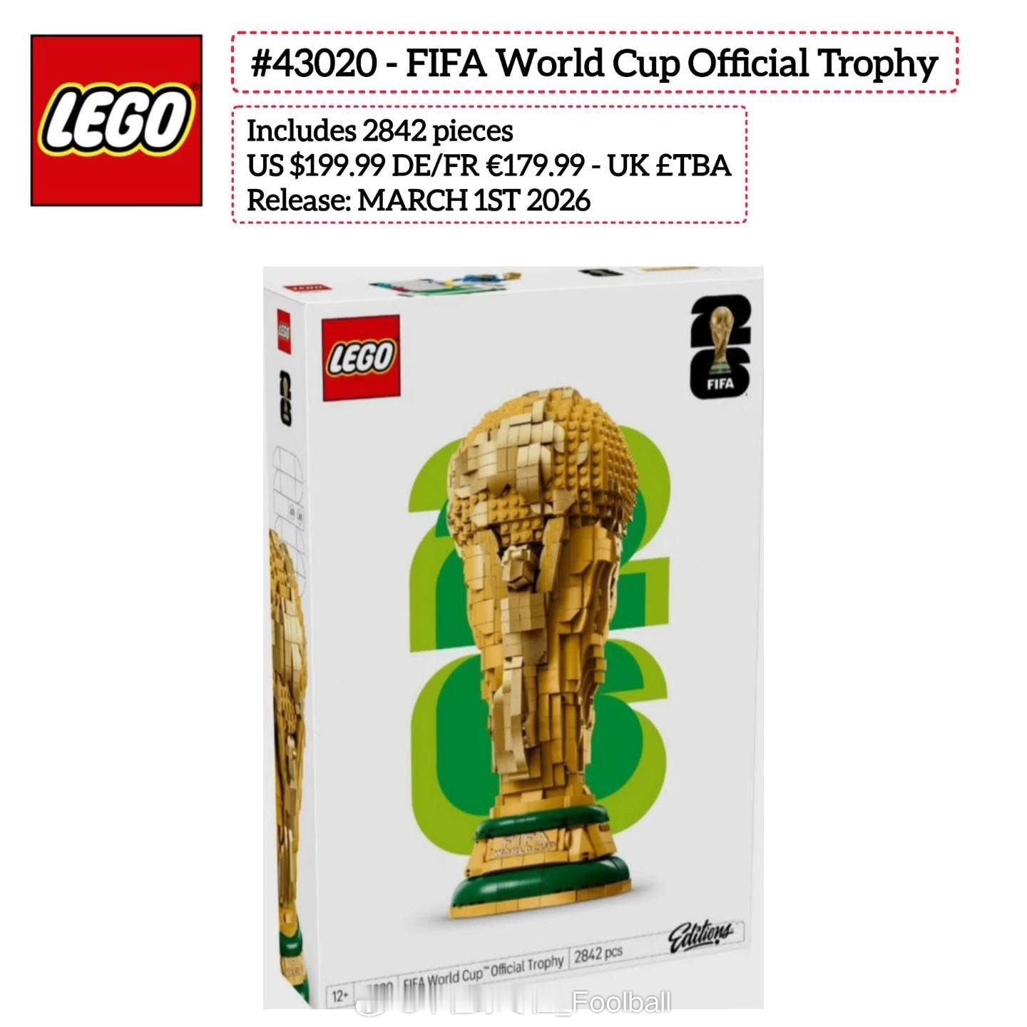 怎么看到有人说乐高要推出这个世界杯