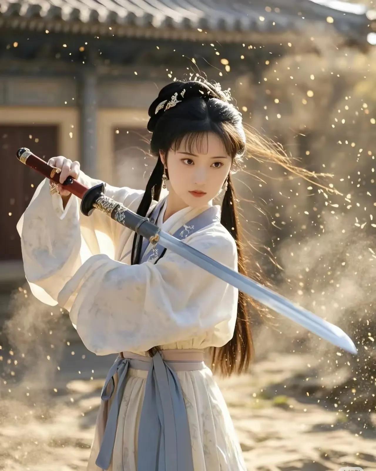 上联：梦里迎亲谈风月
 下联：花前舞剑叹流年