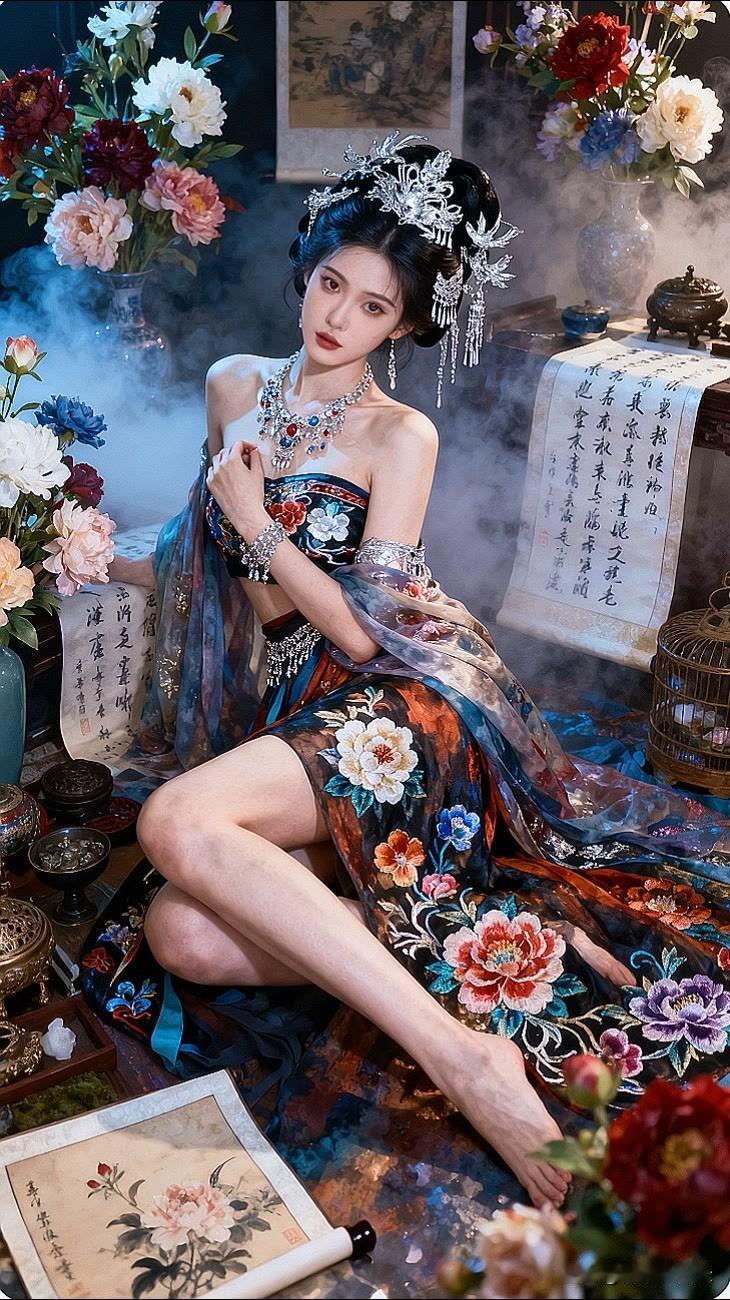 明朝明朝待明朝，只愿卿卿意道遥。美女人像群