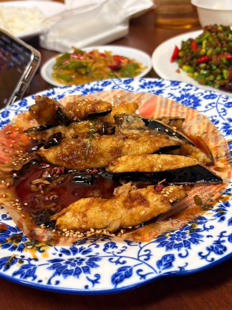 风味茄子吃起来 ​​​