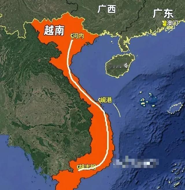 越南如果不全面倒向中国，高铁只能是一个梦想。有网友说，越南如果是中国一个省，这条
