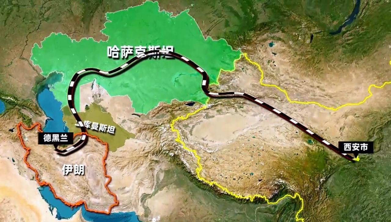 根据外媒消息，伊朗正通过铁路向中国输送石油，中国和伊朗之间有直达铁路吗？

还真