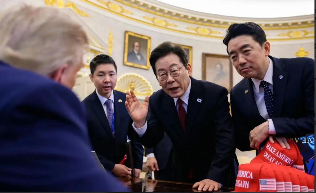 快报，快报！！
刚承诺追加260亿投资 转头475名韩国工程师就在美国工厂被戴上