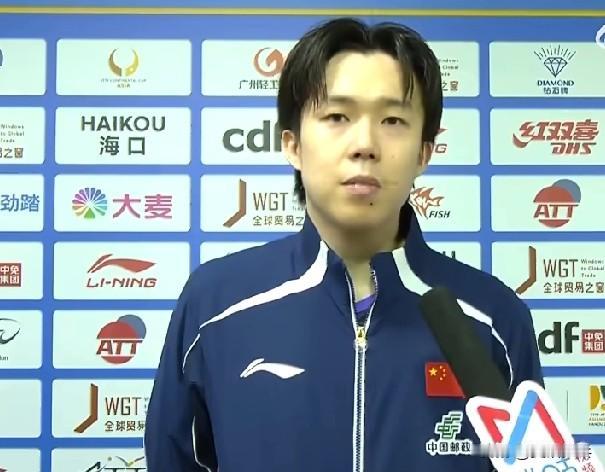 王楚钦3比0帕尔，赛后采访：结果比较正常吧，我觉得还是第一场球，给自己的心理预期