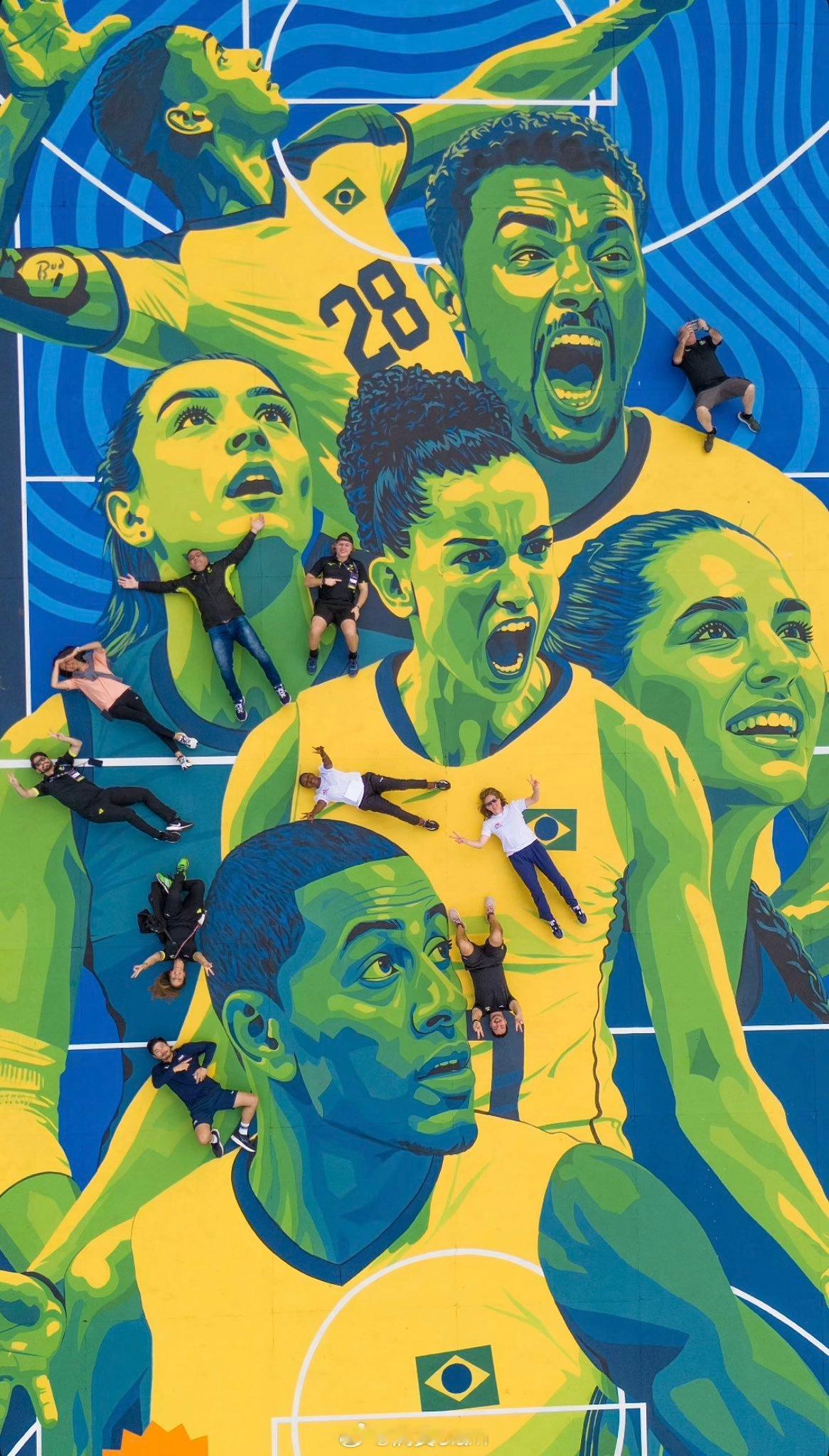 女排 🏐 VNL 传承球场在巴西利亚正式揭幕 🇧🇷🌟 这座位于莎拉·库比