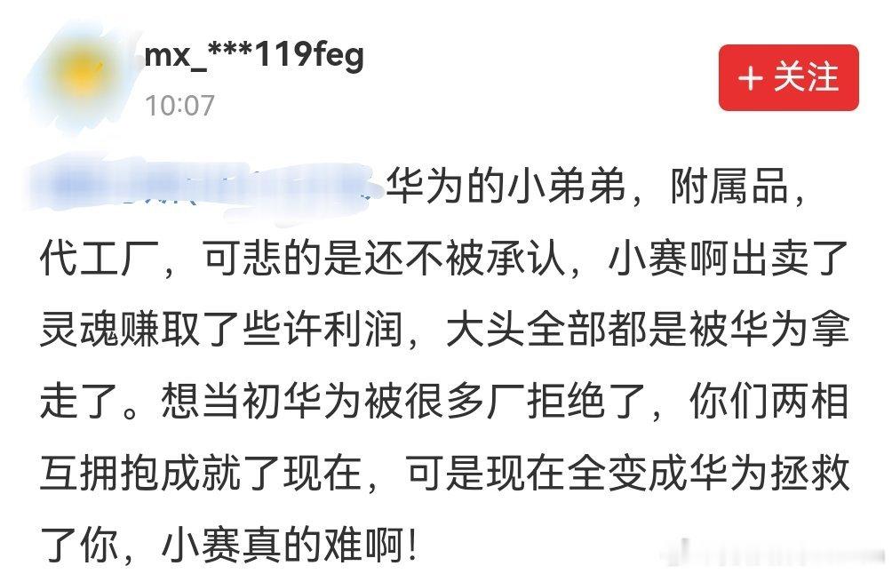 劝大家投资还是要谨慎，不然还是直接存银行吧，别天天又是骂华为又是骂赛力斯，造个汽