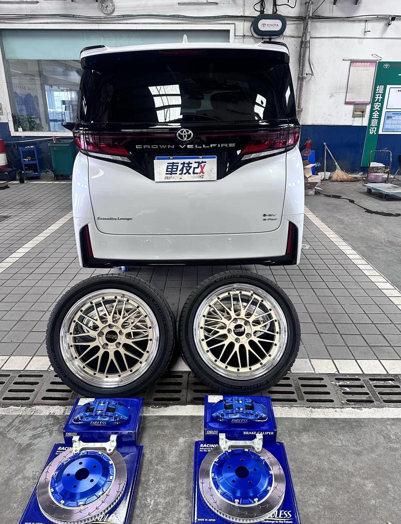 40系威尔法 endless ec671➕380e字碟套装bbs lm 20寸➕