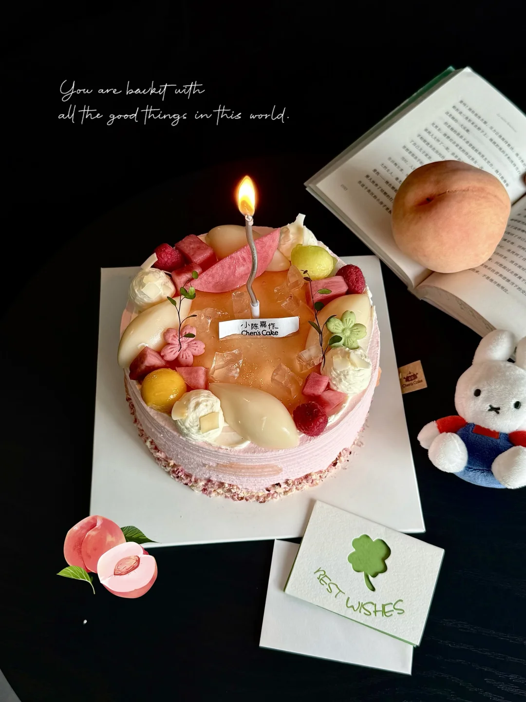 Summer cake‧₊˚ 装满夏天的味道🍑