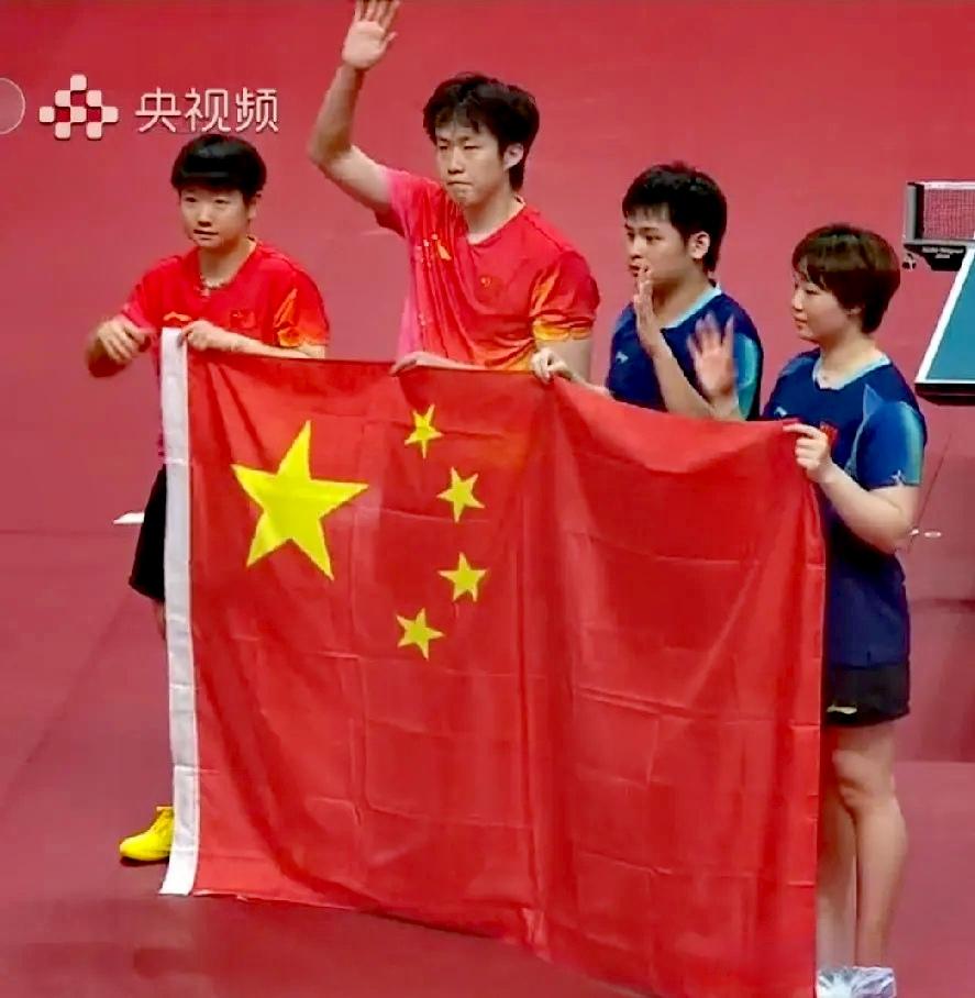 林诗栋混双夺冠，一天四赛全胜。

林诗栋亚运会最大赢家，先是拿下松岛辉空，又和蒯