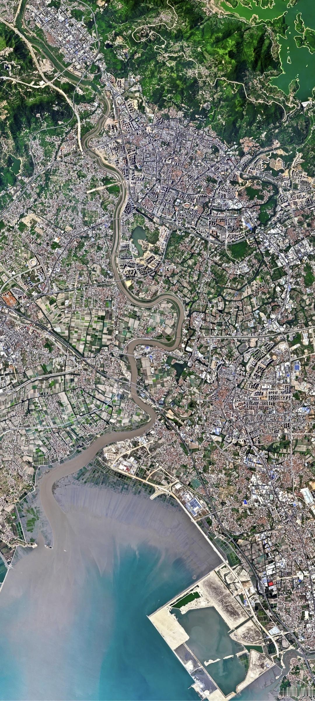 福建省莆田市高清卫星图