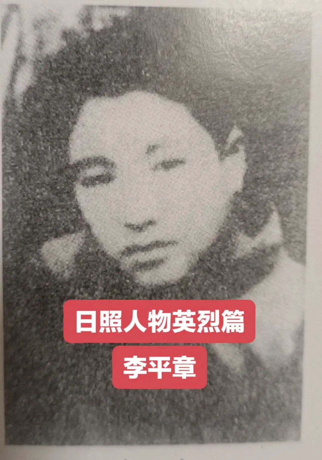 李平章(1909——1931)，字和斋，日照市岚山区巨峰镇山峪村人。幼...