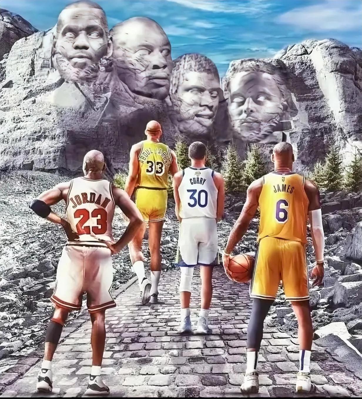 奥尼尔：NBA历史总统山，应该是以下这四位球员！

1、迈克尔-乔丹
2、卡里姆