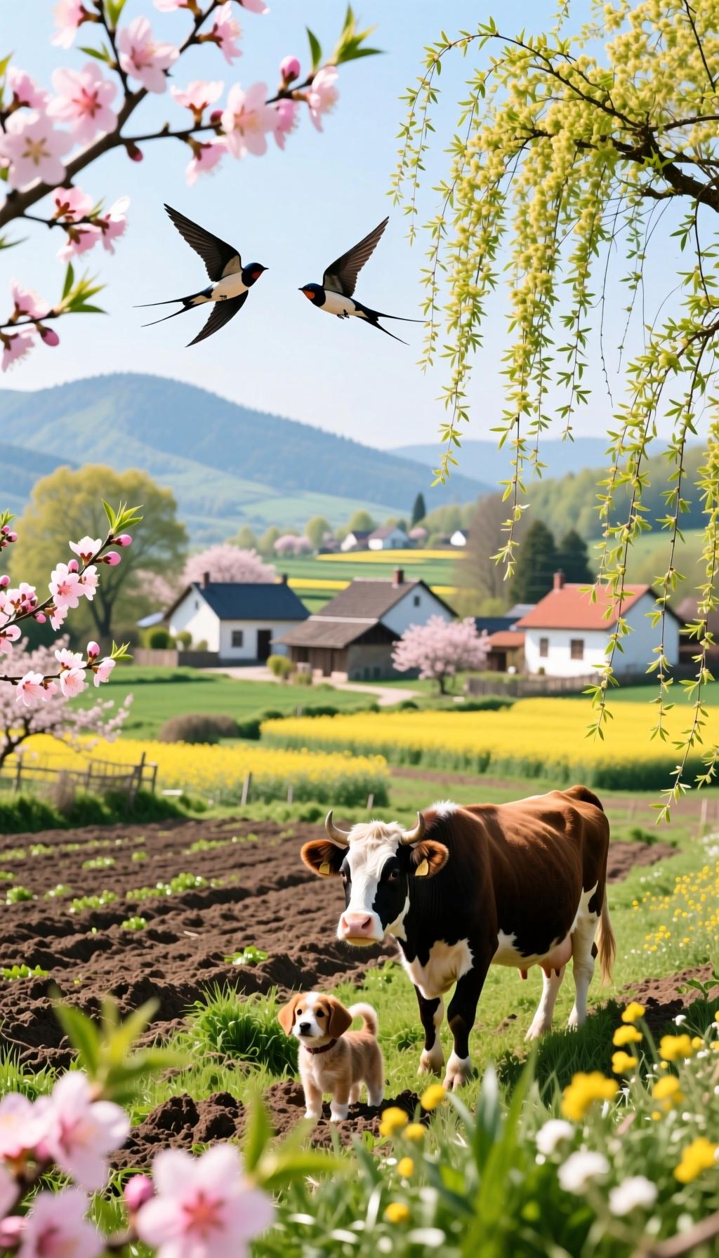 看到“池边看鱼跃”这个上联，瞬间画面感拉满，仿佛自己就蹲在池塘边，看着小鱼欢快蹦